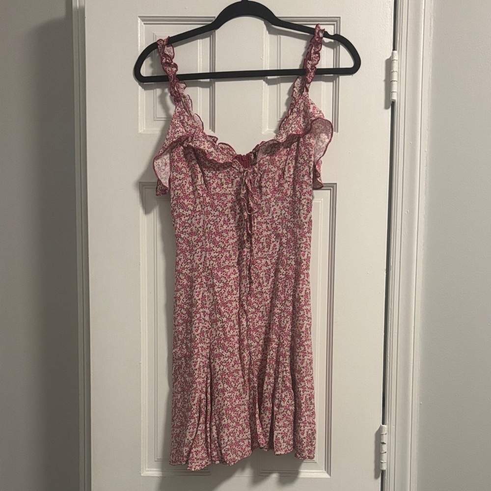 Zara Floral Pink Mini Dress